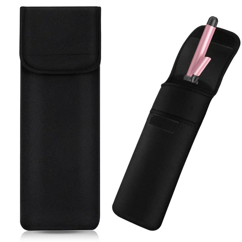 ALEIFLE Heat-Resistant Storage Bag Travel Case Cover Pouch for Hair Straightener Curling Iron Flat Iron - Image 1